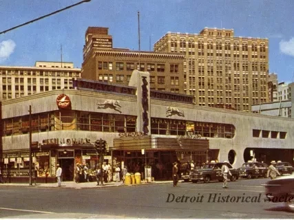 Postcard - Greyhound Bus and Air Lines Terminal