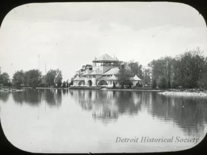 Transparency, Lantern-slide - Pavilion, Belle Isle, Detroit