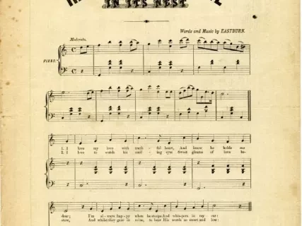 Music, Sheet - Happy as a Birdie in Its Nest