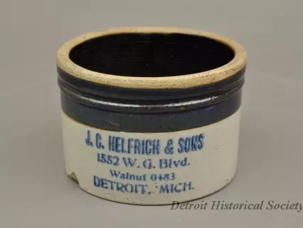 Crock, Clay - Front View