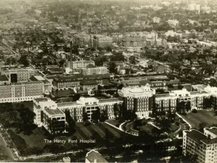 Postcard - The Henry Ford Hospital