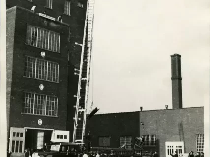 Print, Photographic - Detroit Fire Department Training School