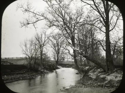 Transparency, Lantern-slide - On the Rouge near Sand Hill