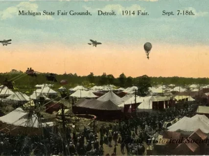 Postcard - Michigan State Fair Grounds, Detroit. 1914 Fair. Sept. 7-18th. - Michigan State Fair Grounds, Detroit. 1914 Fair.