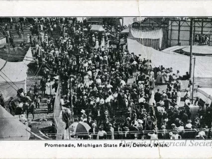 Postcard - Promenade, Michigan State Fair, Detroit, Mich. - Promenade, Michigan State Fair, Detroit, Mich.