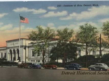 Postcard - Institute of Arts, Detroit, Mich. - Institute of Arts, Detroit, Mich.