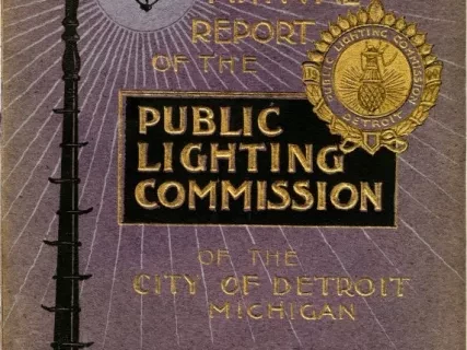 Booklet - Fifth Annual Report of the Public Lighting Commission of the City of Detroit, Michigan