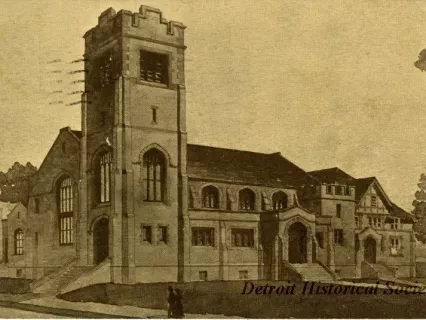 Postcard - North Congregational Church Carl Sumner Jones, Minister