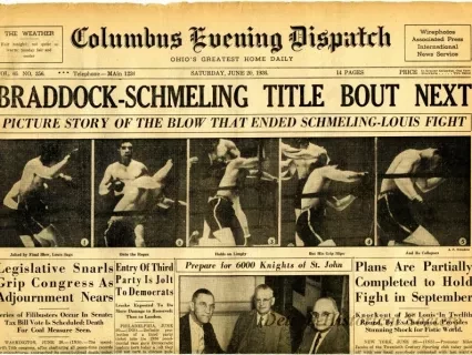 Newspaper - Columbus Evening Dispatch