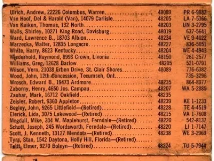 Directory, Telephone - Personnel Directory
Arnold-Powers, Inc.