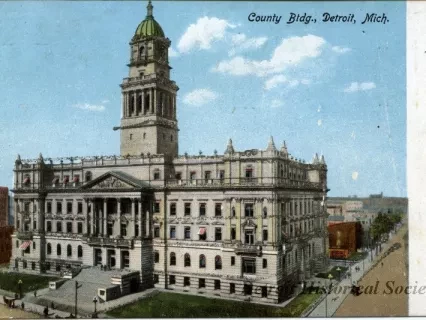 Postcard - County Bldg., Detroit, Mich.