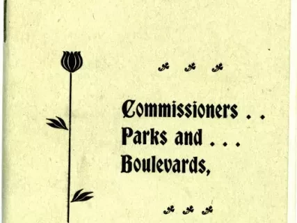 Booklet - By-Laws of the Commissioners of Parks and Boulevards of the City of Detroit