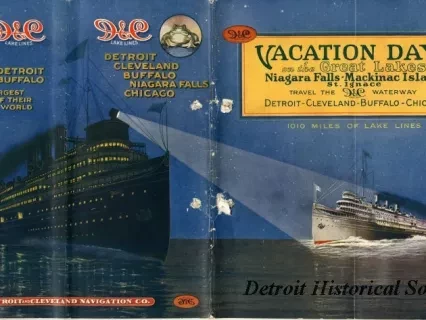 Booklet - Vacation Days on the Great Lakes