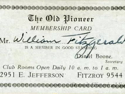 Card, Membership