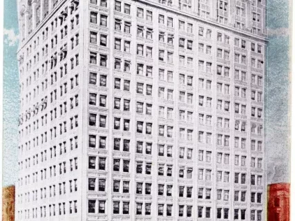 Postcard - Ford Building, Detroit, Mich.