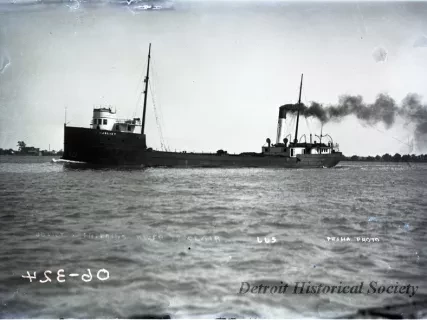Negative, Glass-plate - JOLIET Entering River St Clair