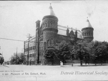 Postcard - Museum of Art, Detroit, Mich.