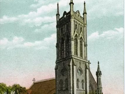 Postcard - St. John's Church, Detroit, Mich.