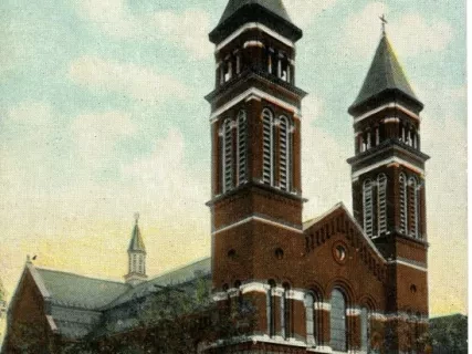 Postcard - St. Elizabeth Catholic Church, Detroit, Mich.