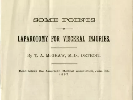 Booklet - Some Points in Laparotomy for Visceral Injuries