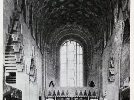 Postcard - Lobby - Union Trust Building, Detroit, Mich.