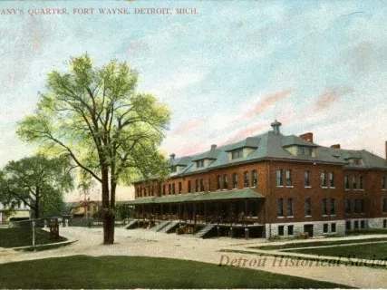 Postcard - Company's Quarter, Fort Wayne, Detroit, Mich.