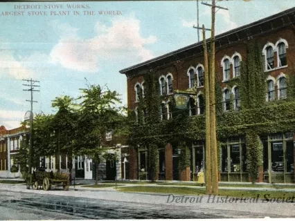 Postcard - Detroit Stove Works. The Largest Stove Plant in the World.