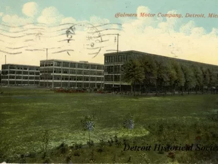 Postcard - Chalmers Motor Company, Detroit, Mich.