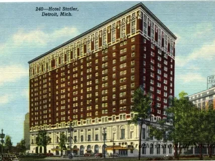 Postcard - Hotel Statler, Detroit, Mich.