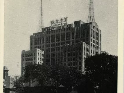 Postcard - Maccabees Building, Detroit, Mich.