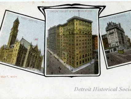 Postcard - Detroit, Mich.
