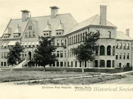 Postcard - Childrens Free Hospital, Detroit, Mich.