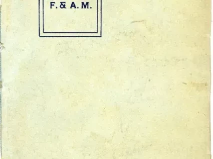 Program - Zion Lodge No. 1 F. & A.M. Past Master's Night, February 21, 1912