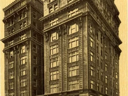 Postcard - Hotel Charlevoix, Detroit, Mich.