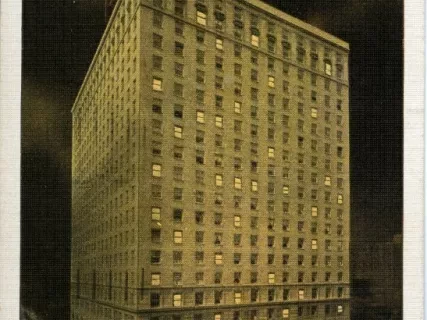Postcard - Detroit Leland Hotel, Detroit, Mich. - Detroit Leland