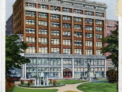 Postcard - The New Farwell Building, Detroit Mich.
At the Head of Griswold Street