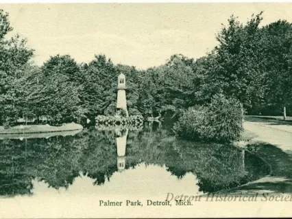 Postcard - Palmer Park, Detroit, Mich.