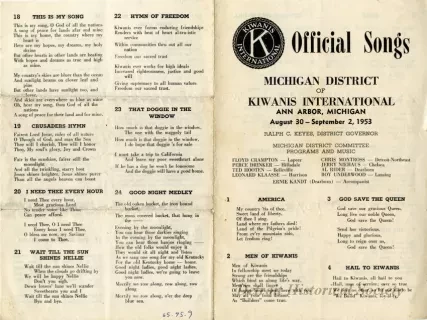 Booklet - Official Songs