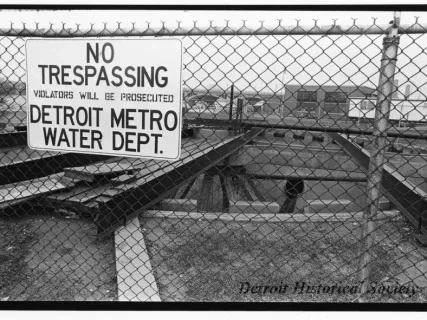 Print, Photographic - Detroit Water Pumping Station, Belle Isle
