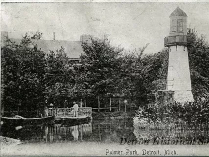 Postcard - Palmer Park, Detroit, Mich.