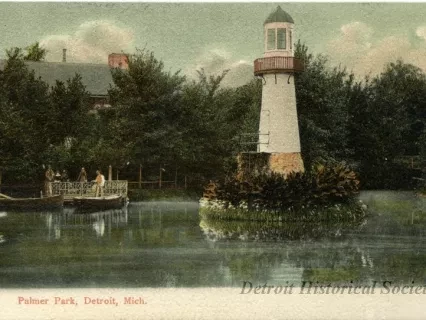 Postcard - Palmer Park, Detroit, Mich.