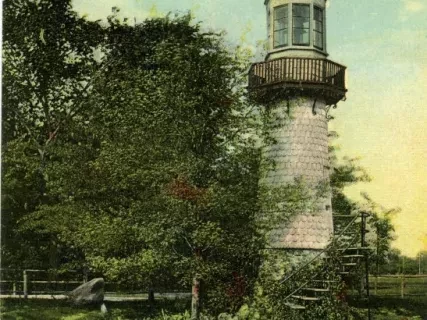 Postcard - Palmer Park Light House, Detroit, Mich.
