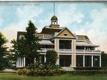 Postcard - Casino, Palmer Park. Detroit, Mich.