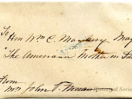 Envelope - The American Mother in Detroit