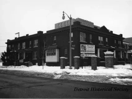 Print, Photographic - Apartment Building, New Center Commons, Third & Delaware