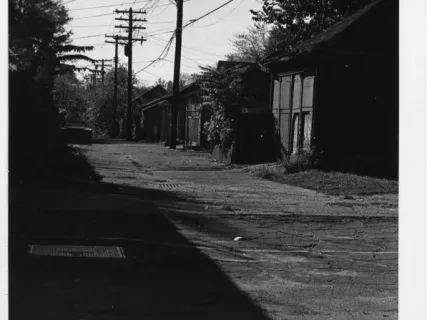 Print, Photographic - Alleyway Behind Mathew & St. Paul, 9:00 AM