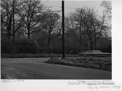 Print, Photographic - Fields E. Detroit 9:00 AM; Bortle, Maxwell; Edge of Indian Village