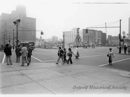 Print, Photographic - Woodward and Fort Intersection Looking Northeast
