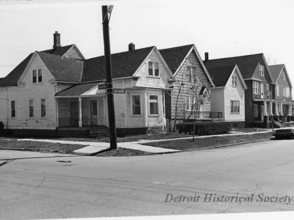 Print, Photographic - S.E. Corner of Piquette and Joseph Campau