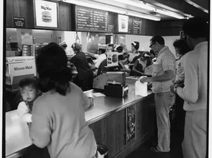 Print, Photographic - Counter, McDonalds